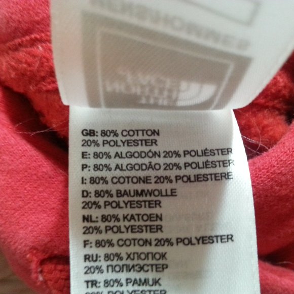 The North Face New York Hoodie Sweater Sweatshirt  Men's Large Red hooded - Picture 13 of 13